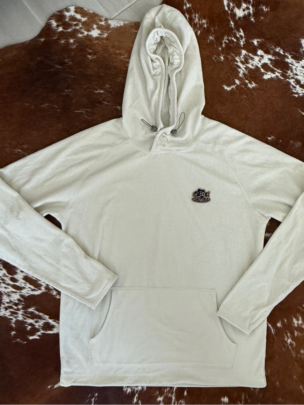 Howler Brothers Waffle Knit Hooded Pullover Men’s Size M